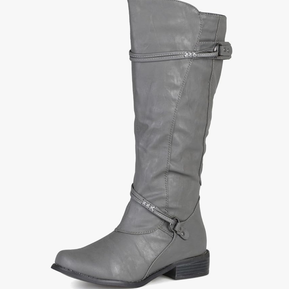 NWOT Journee Collection Charcoal Riding Boot